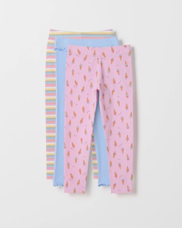 Australian Cotton 3 Pack Leggings