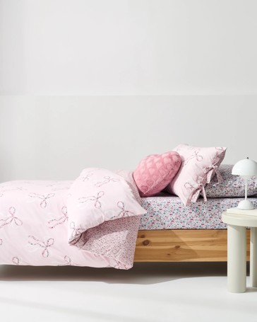 Becky Bow Australian Cotton Reversible Quilt Cover Set