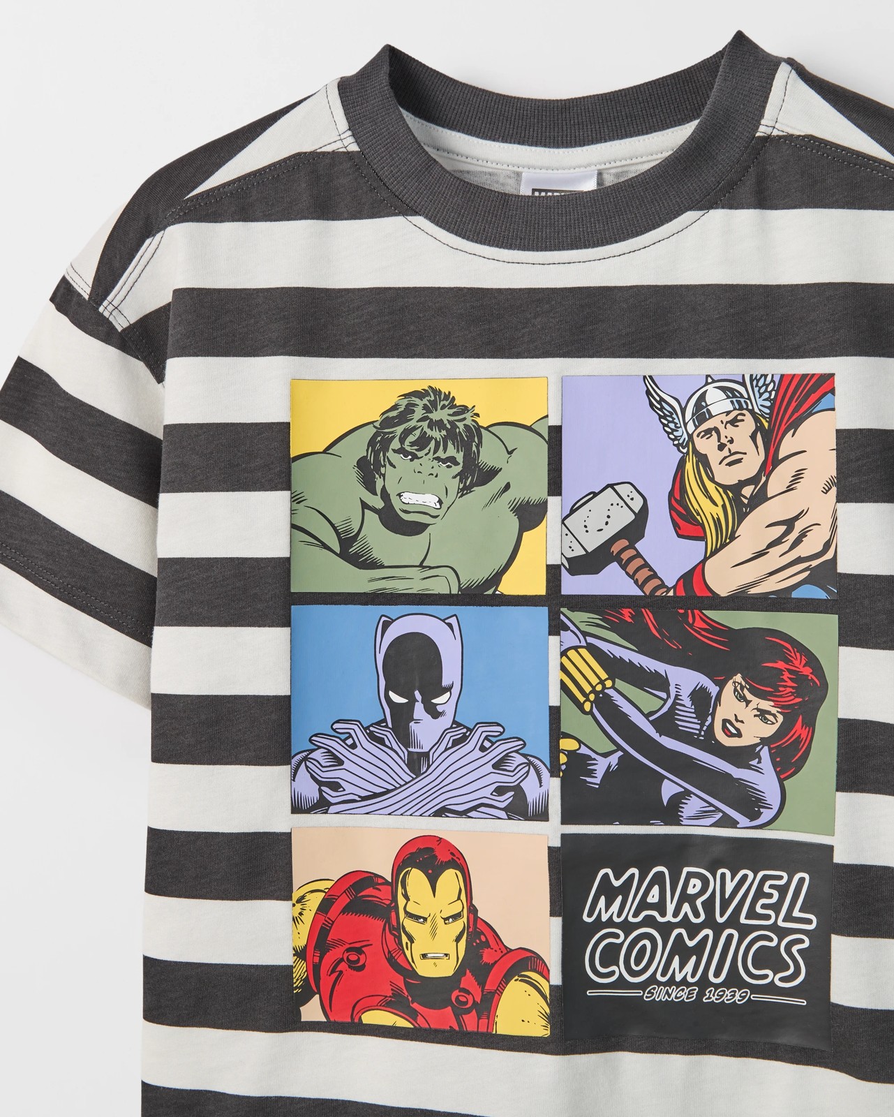 Marvel Australian Cotton Oversized Stripe T-Shirt 2 of 2