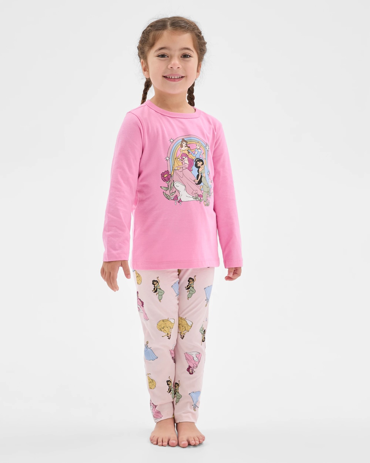 Disney Princess Australian Cotton Younger Girls Pyjama Set 3 of 6