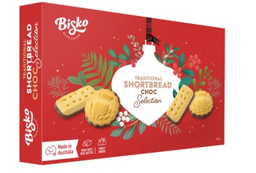 Bisko Bakehouse Traditional Shortbread Choc Selection 300g