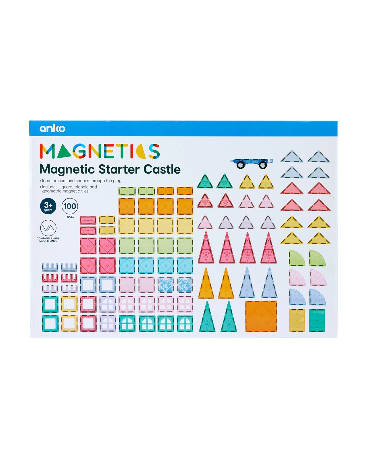 Anko 100 Piece Magnetic Starter Castle 5 of 5