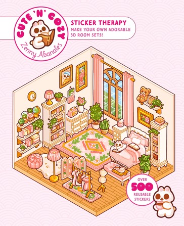 Cute 'n' Cozy Sticker Therapy: Make Your Own Adorable Room Sets!
