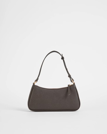 Mini Seamed Pebble Shoulder Bag