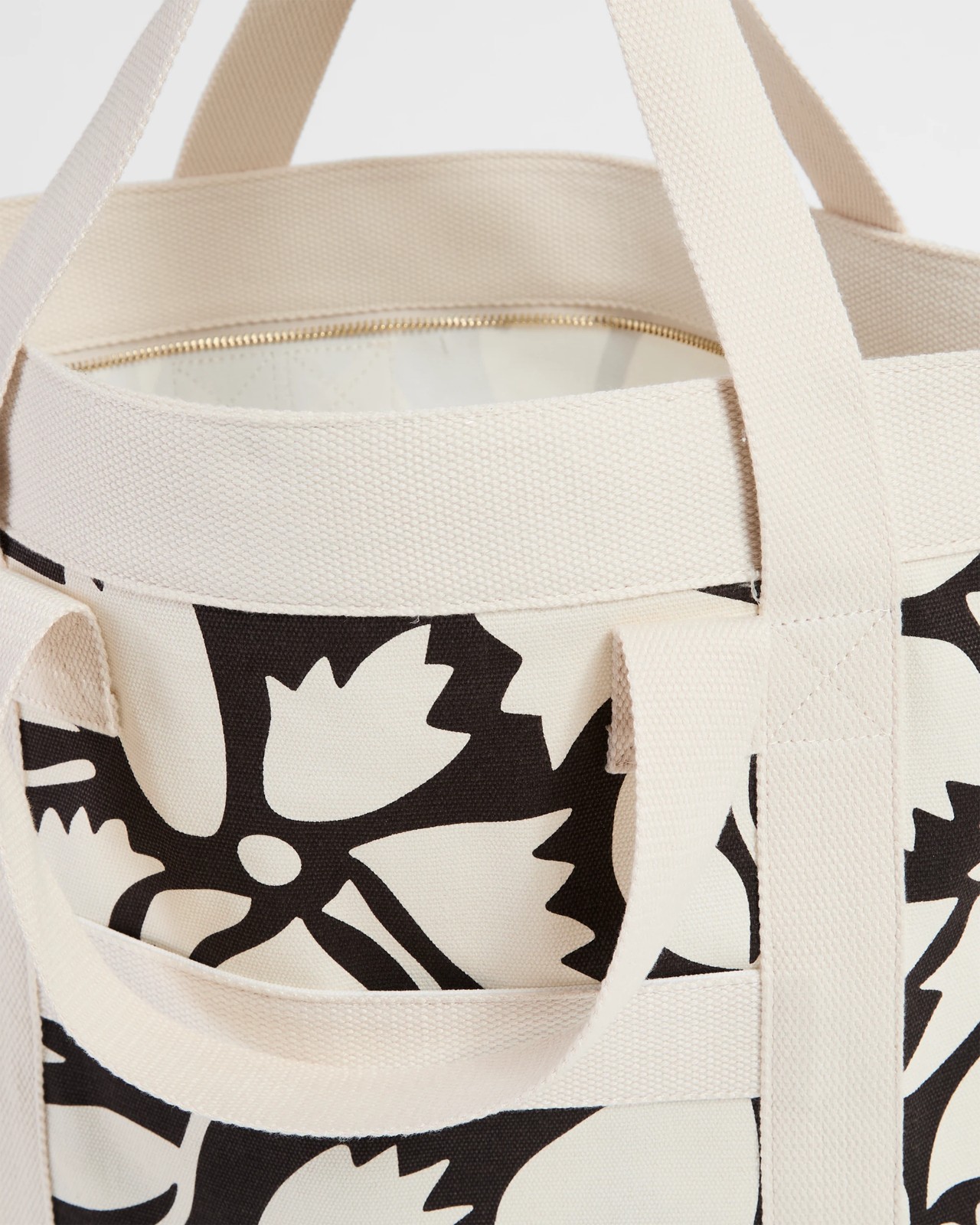 Canvas Printed Beach Tote Bag 2 of 3