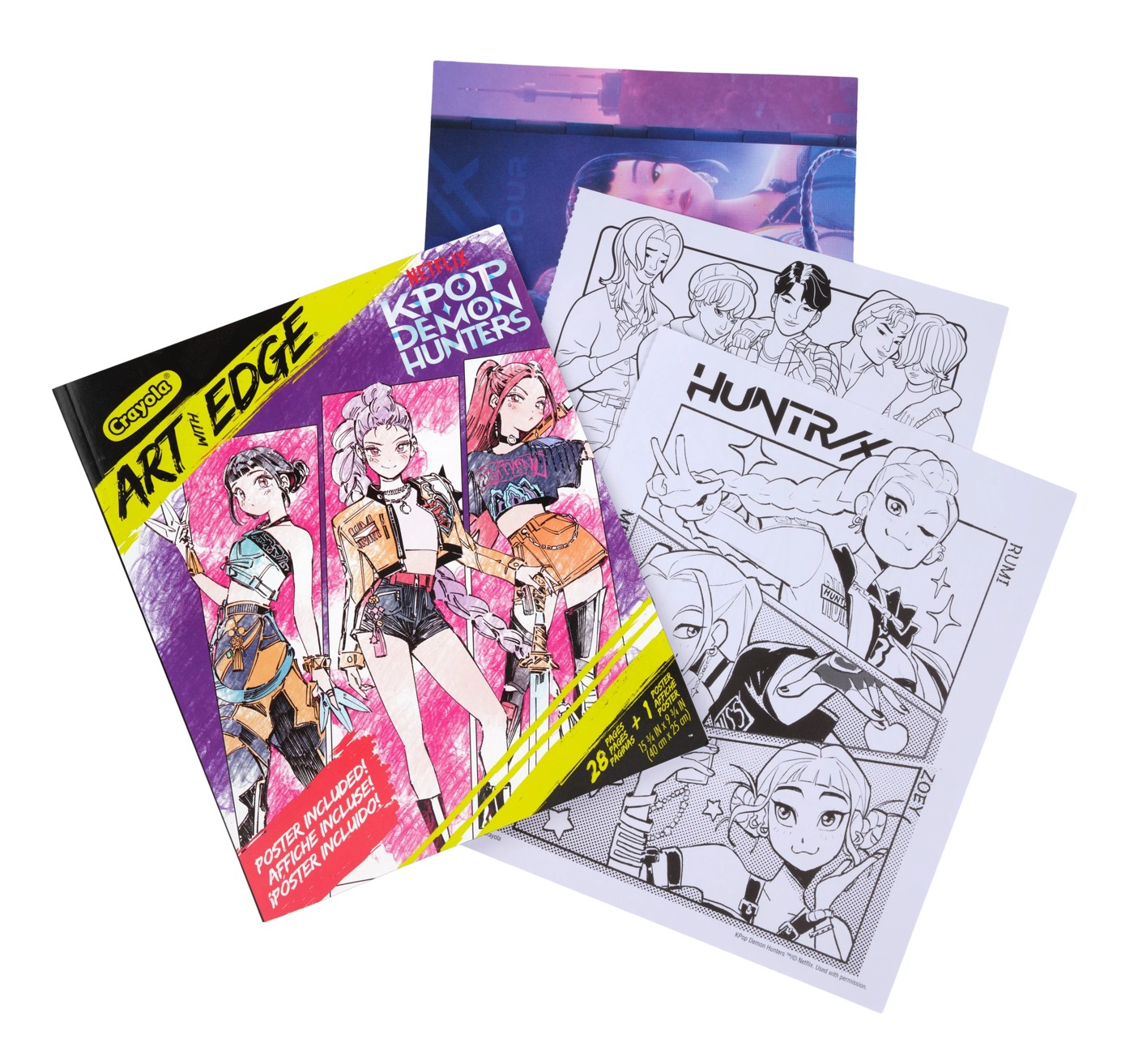 KPop Demon Hunters Art with Edge Coloring Book 4 of 5