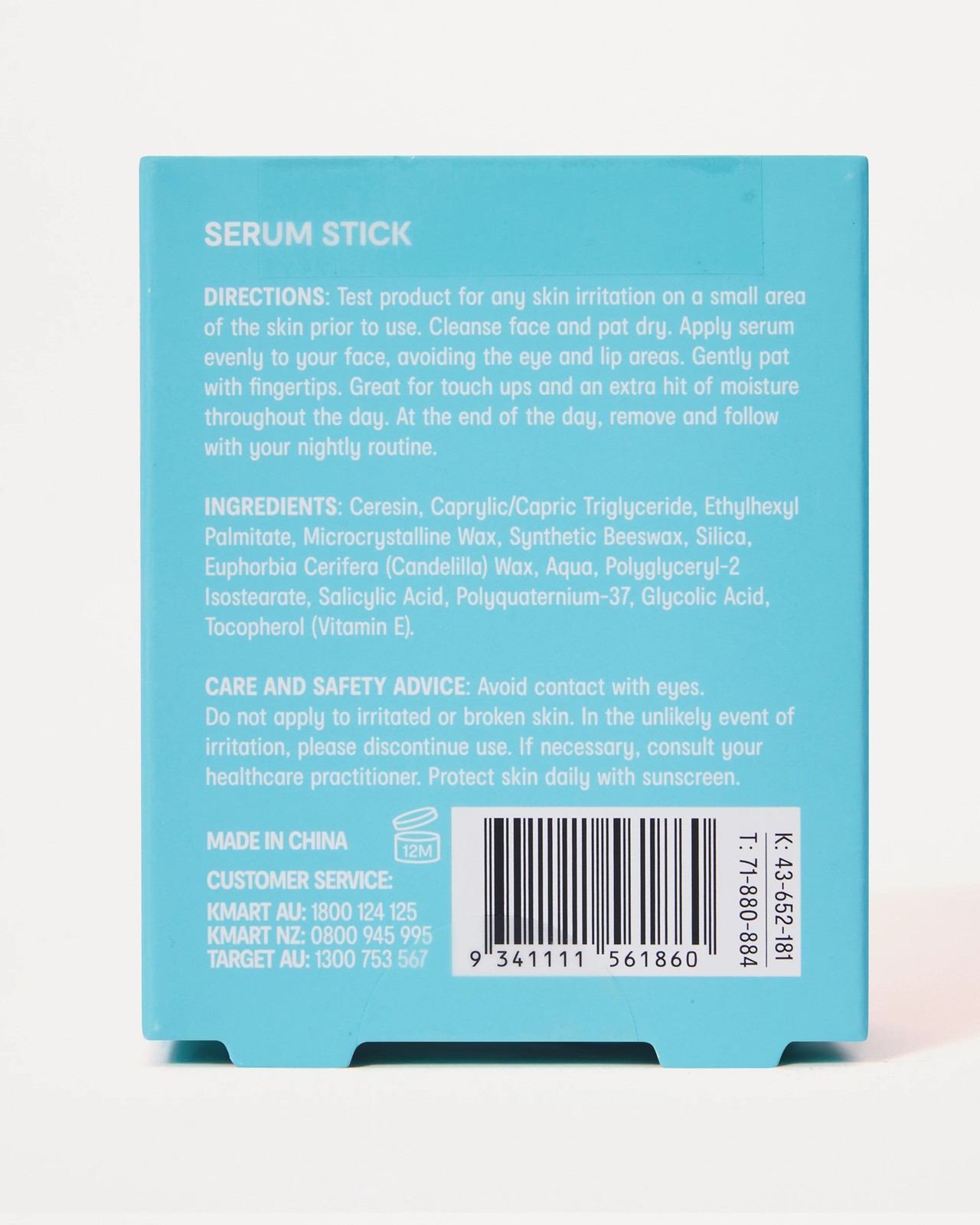 OXX Skincare Breakout Serum Stick 20g - AHA and BHA 6 of 6