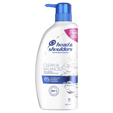 Head & Shoulders Clean and Balanced Anti-Dandruff Shampoo 660ml