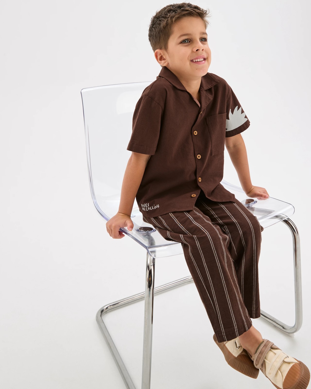 Shirt and Pants 2 Piece Set - Hot Fudge 3 of 6