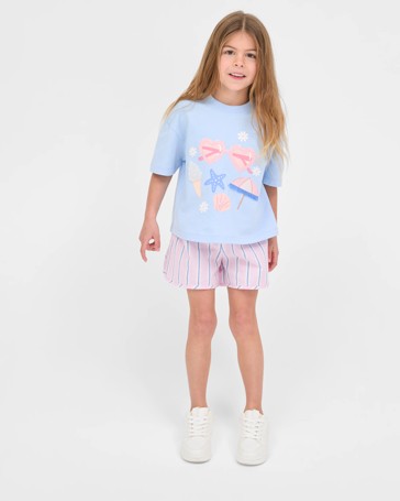 Dolphin Hem Woven Shorts