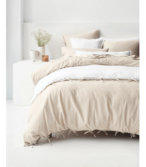 Laynie Linen/Cotton Quilt Cover Set