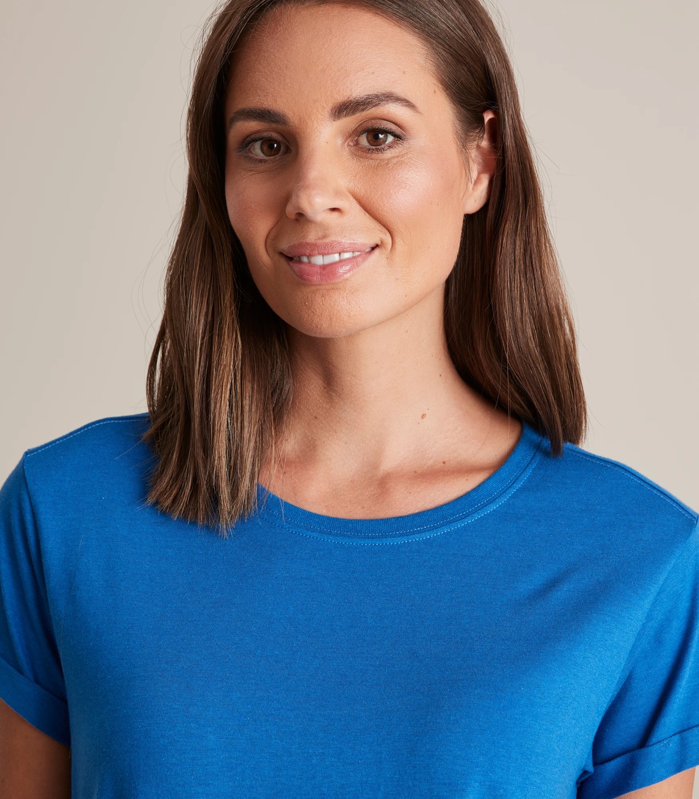 Cotton/Modal Relaxed Crew TShirt Target Australia