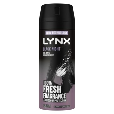 LYNX Black Night Deodorant Bodyspray