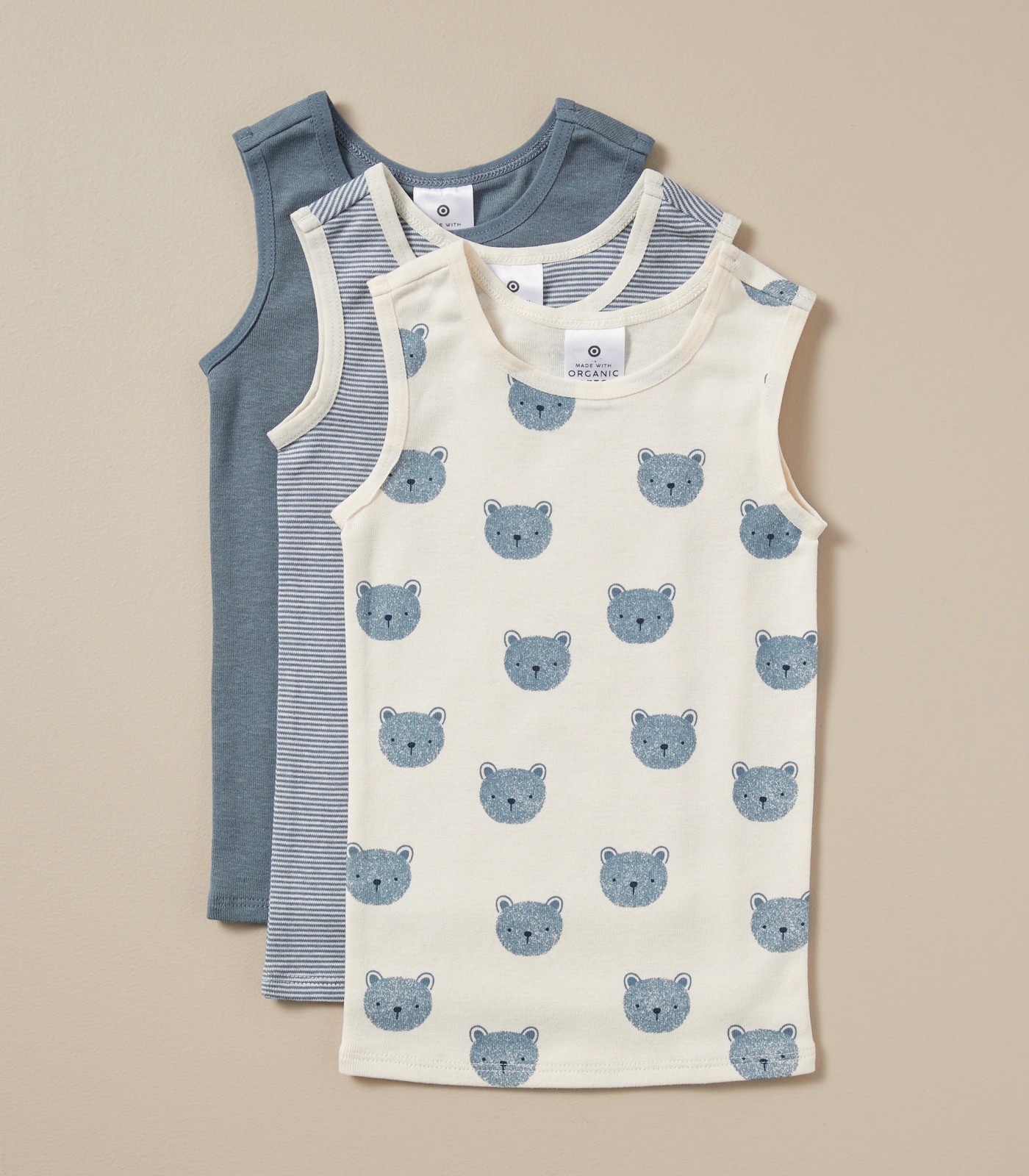 Organic cotton baby store singlets