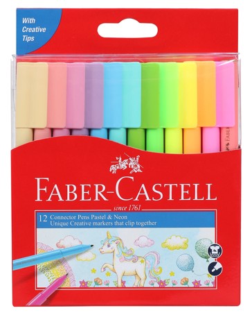 Faber Castell Connector Pens Pastel & Neon