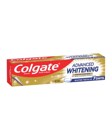 Colgate Advance Whitening Tartar Control Fluoride Toothpaste