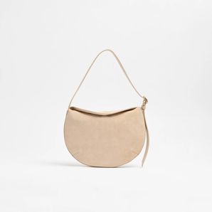 Suede Leather Crescent Shoulder Bag product image