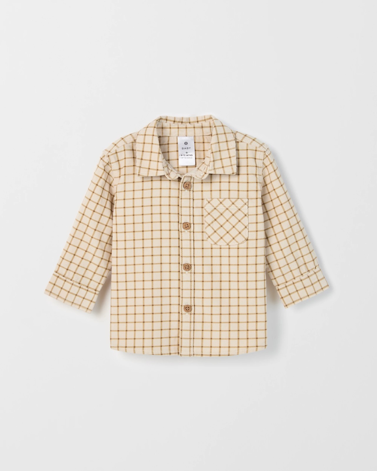 Baby Long Sleeve Corduroy Shirt 3 of 4