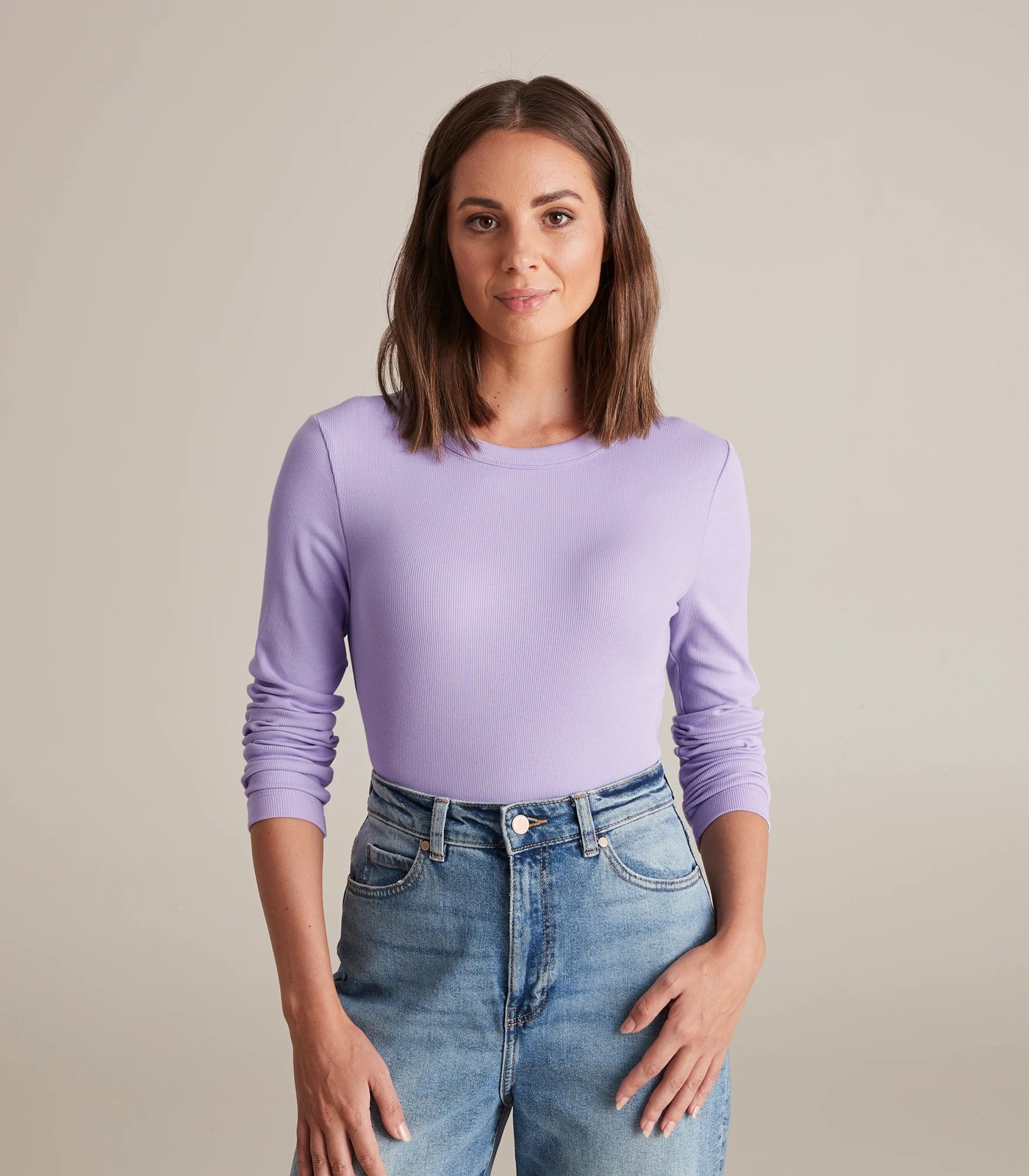Organic Cotton Rib Layer Top 3 of 6