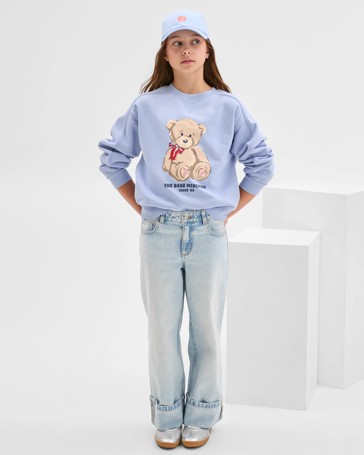 Australian Cotton Blend Long Sleeve Fleece Sweat Top