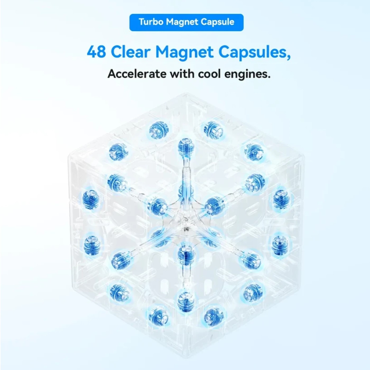 GAN 356 Me Competition Magnetic Speed Cube 3x3 2 of 4