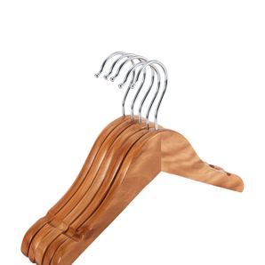 5 Pack Wooden Baby Hangers product image