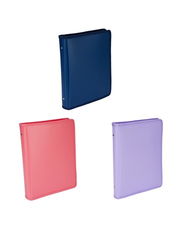 Anko 2D Zipper Binder - Assorted