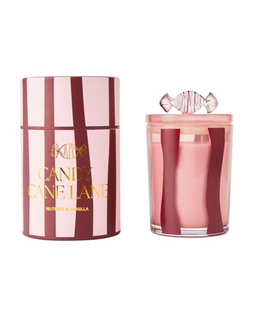 Anko Christmas Fig Candy Cane Lane Candle