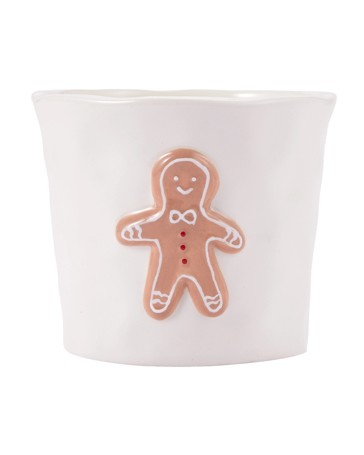 Anko Christmas Gingerbread Icon Ceramic Candle