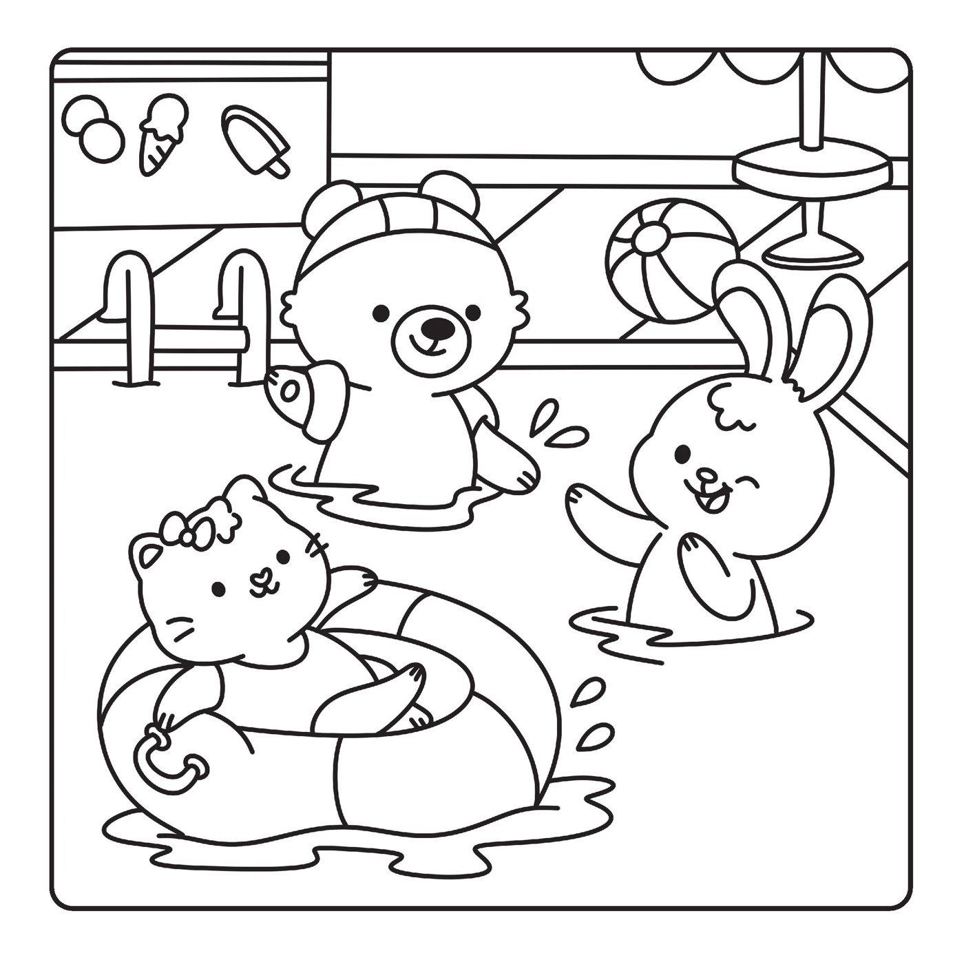 Happy Days: Happy Cuties Cosy Colouring Kit by Elena Aiello - Book 2 of 2