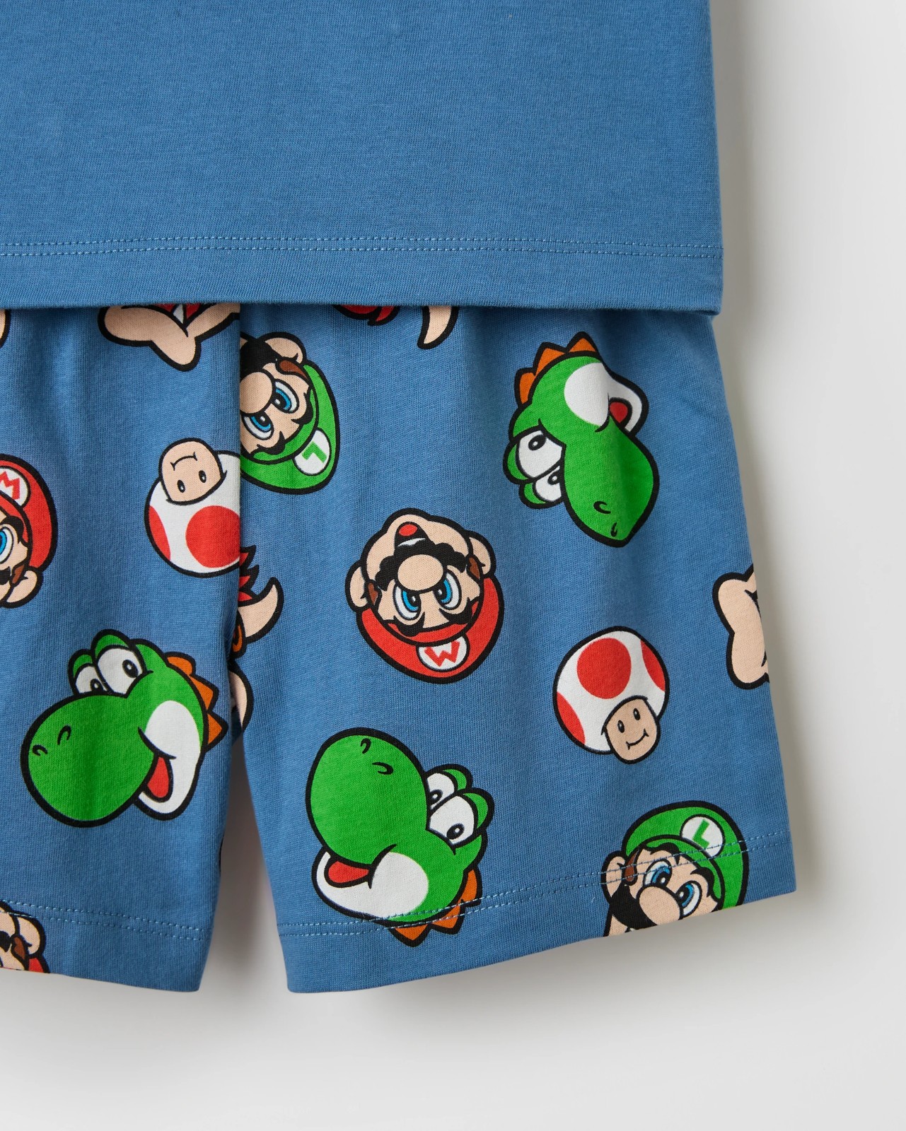 Licensed Super Mario Australian Cotton Older Boys Pyjama Set 4 of 4