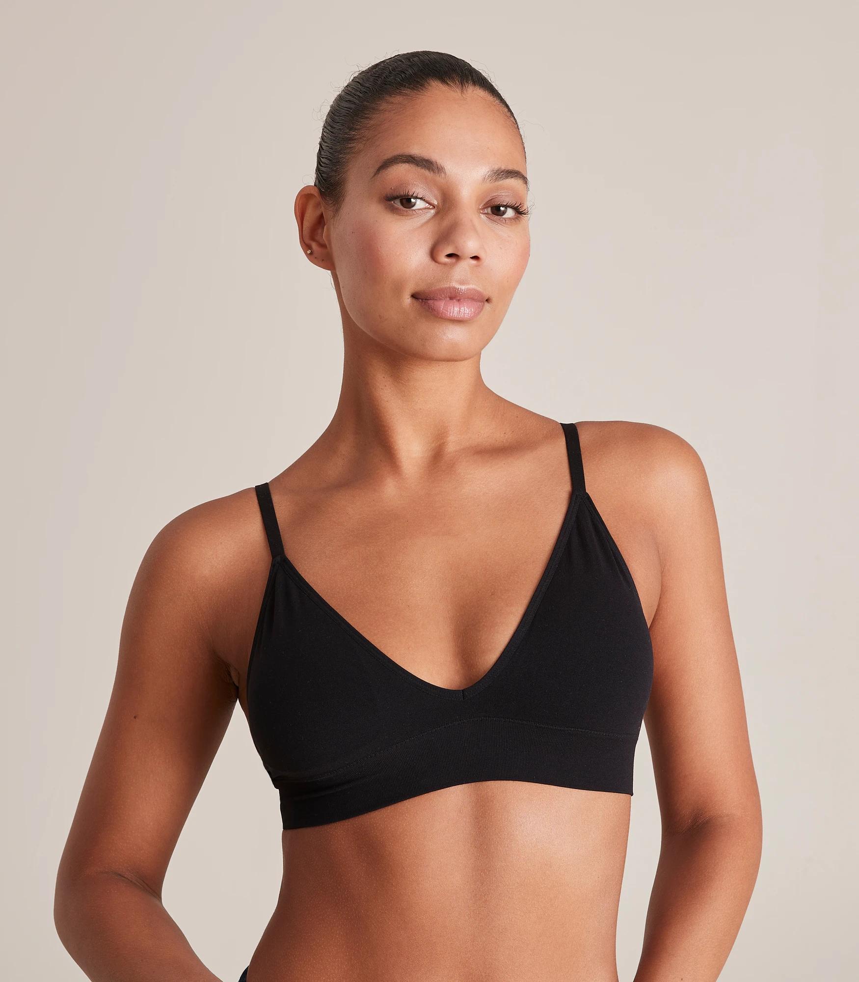 Ada Seamless Bralette Black – Six