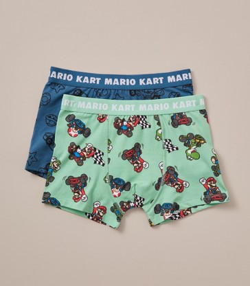 Super Mario Underwear Boys Large Size 10 Mariokart Boxer Briefs Fun Video  Game