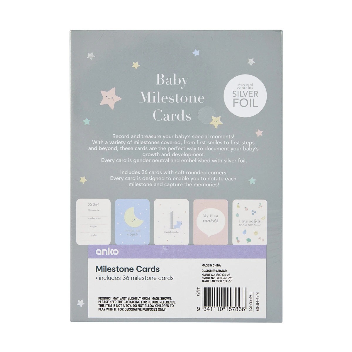 Baby milestone cards store target