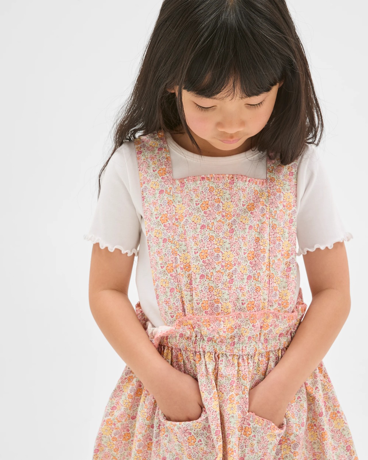 Australian Cotton Woven Apron Dress - Ditsy Multi 4 of 5