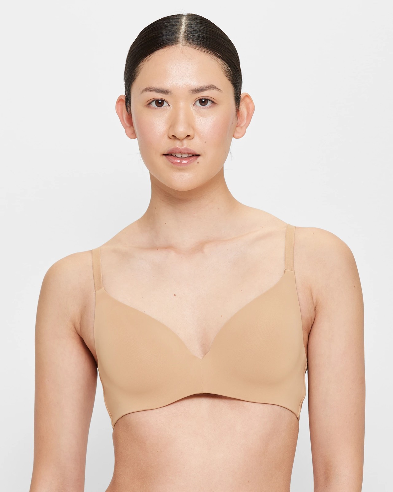 Olivia Micro T-Shirt Bra - Latte