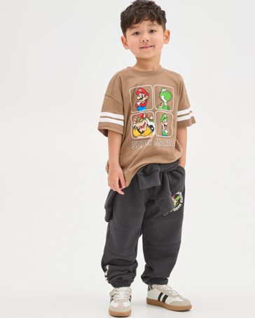 Super Mario Australian Cotton Oversized T-Shirt