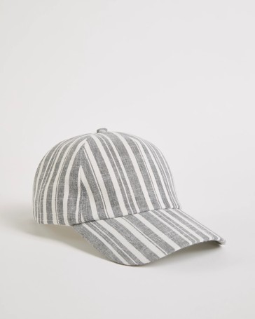 Textured Stripe Cap