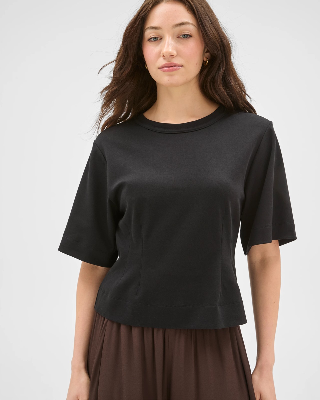 Lily Loves Open Back Tee - Black 4 of 6