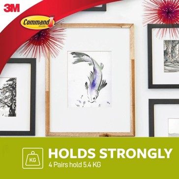 6 Pack 3M Command Mounting Hooks - Medium