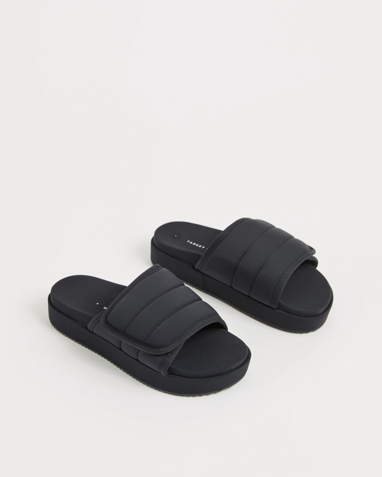 Neoprene Slides - Lily - Black 2 of 3