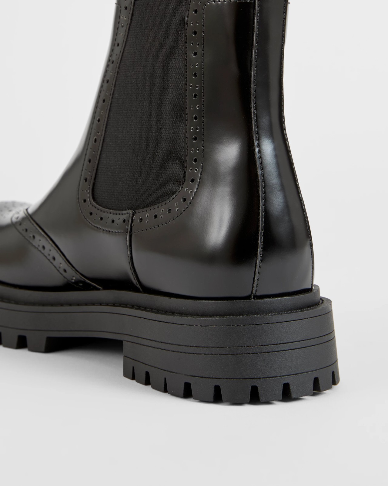 Brogue Chelsea Boots - Black 4 of 4