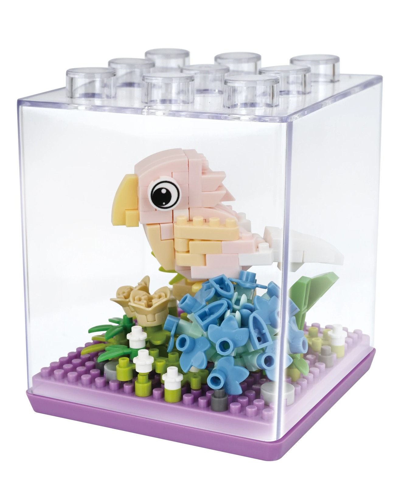 Mini Blocks Animal Series: Parrot in Case - Assorted 2 of 6