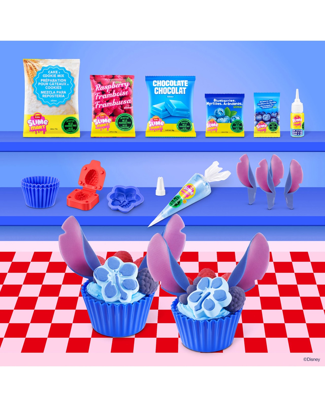 Slime Mart Disney Shopping Bag Stitch Cupcake by ZURU 5 of 6