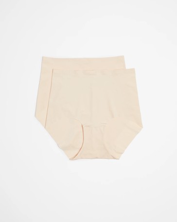 2 Pack Bonded No Show Full Briefs