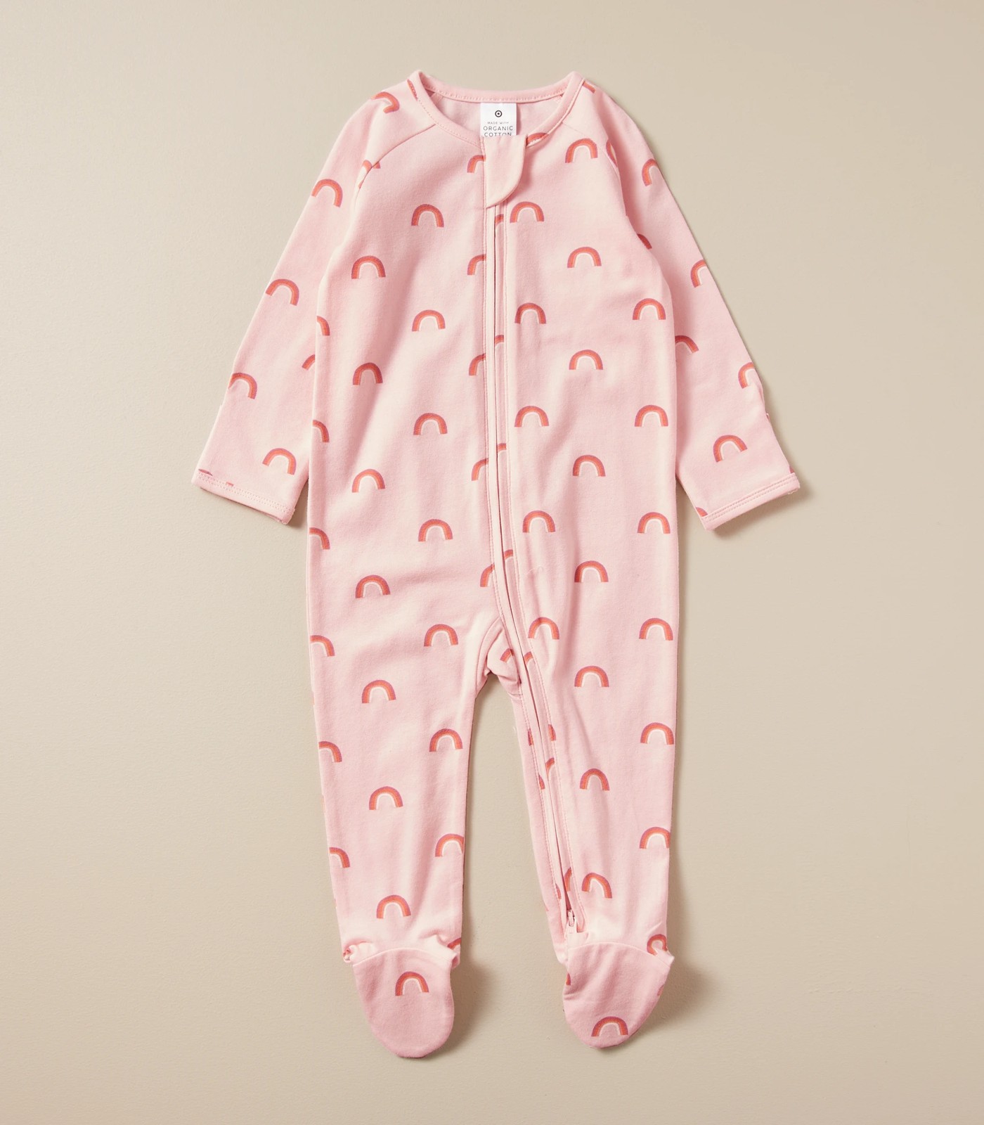 Baby Organic Cotton Print Zip Coverall 2 of 5