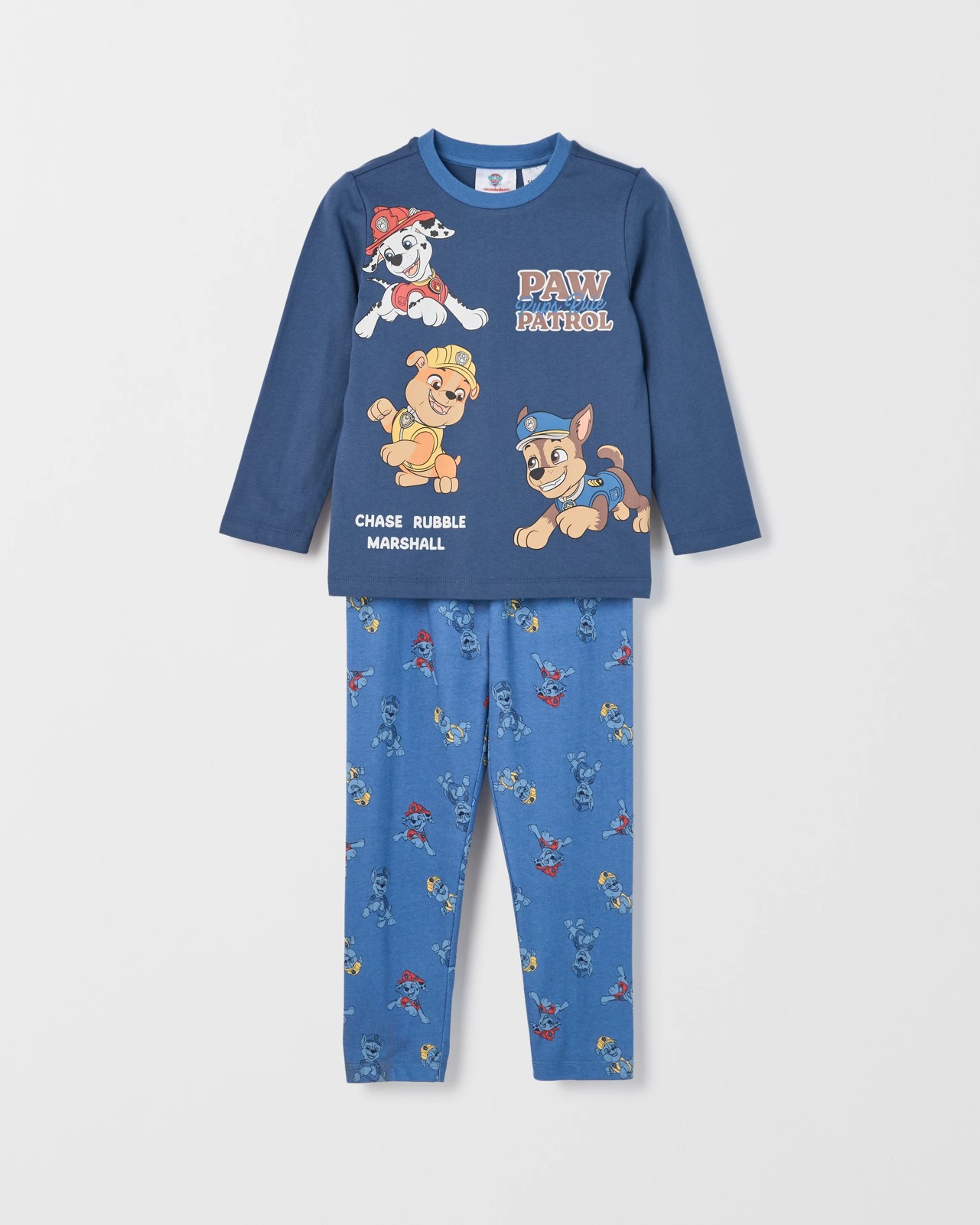 Paw Patrol Australian Cotton 2 Pack Younger Boys Knit Pyjama Set 2 of 5