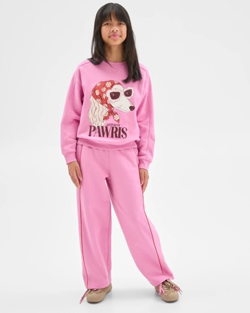 Australian Cotton Blend Long Sleeve Fleece Sweat Top