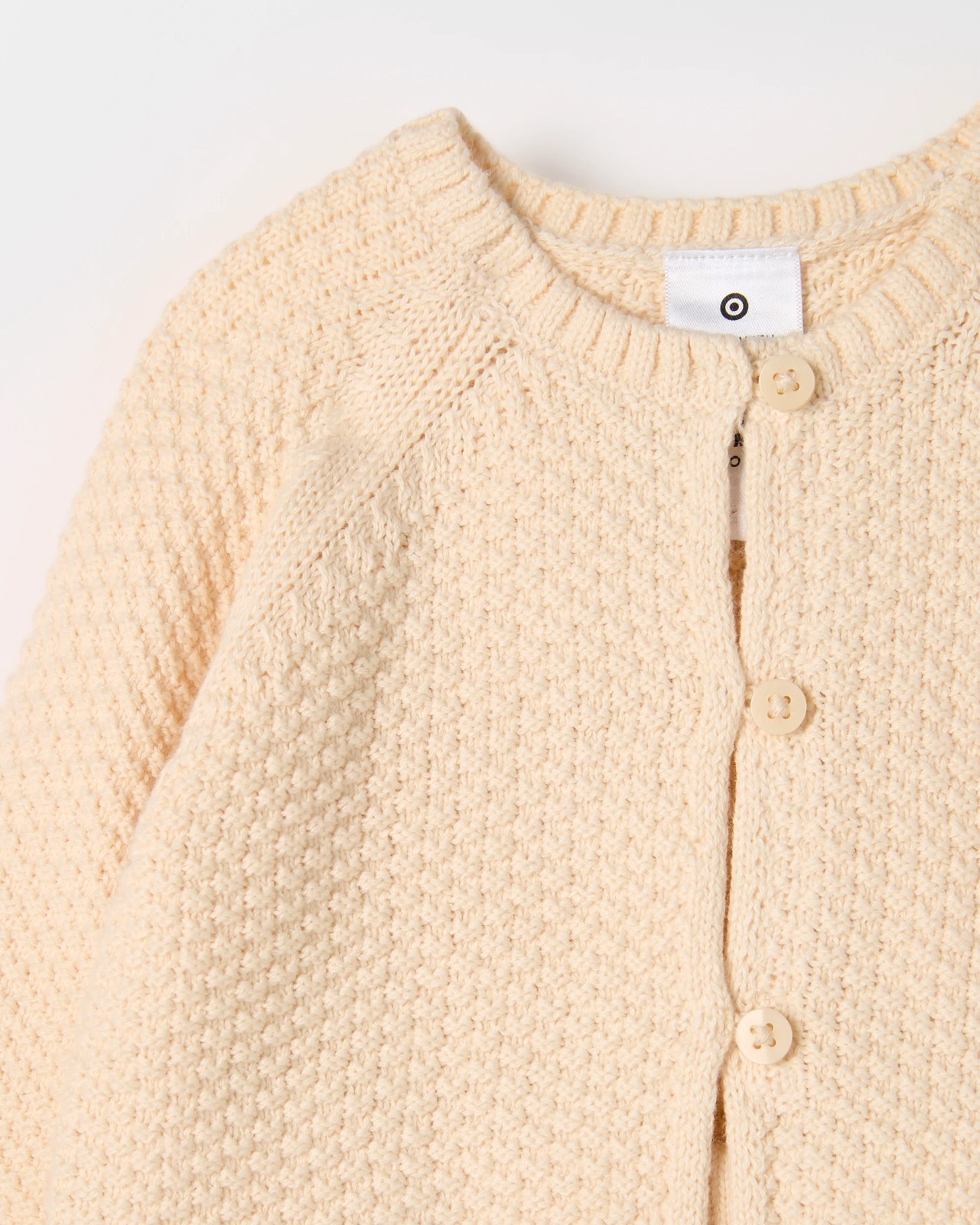 Baby Organic Cotton Cardigan, Pants and Bootie Knit Set 3 of 3