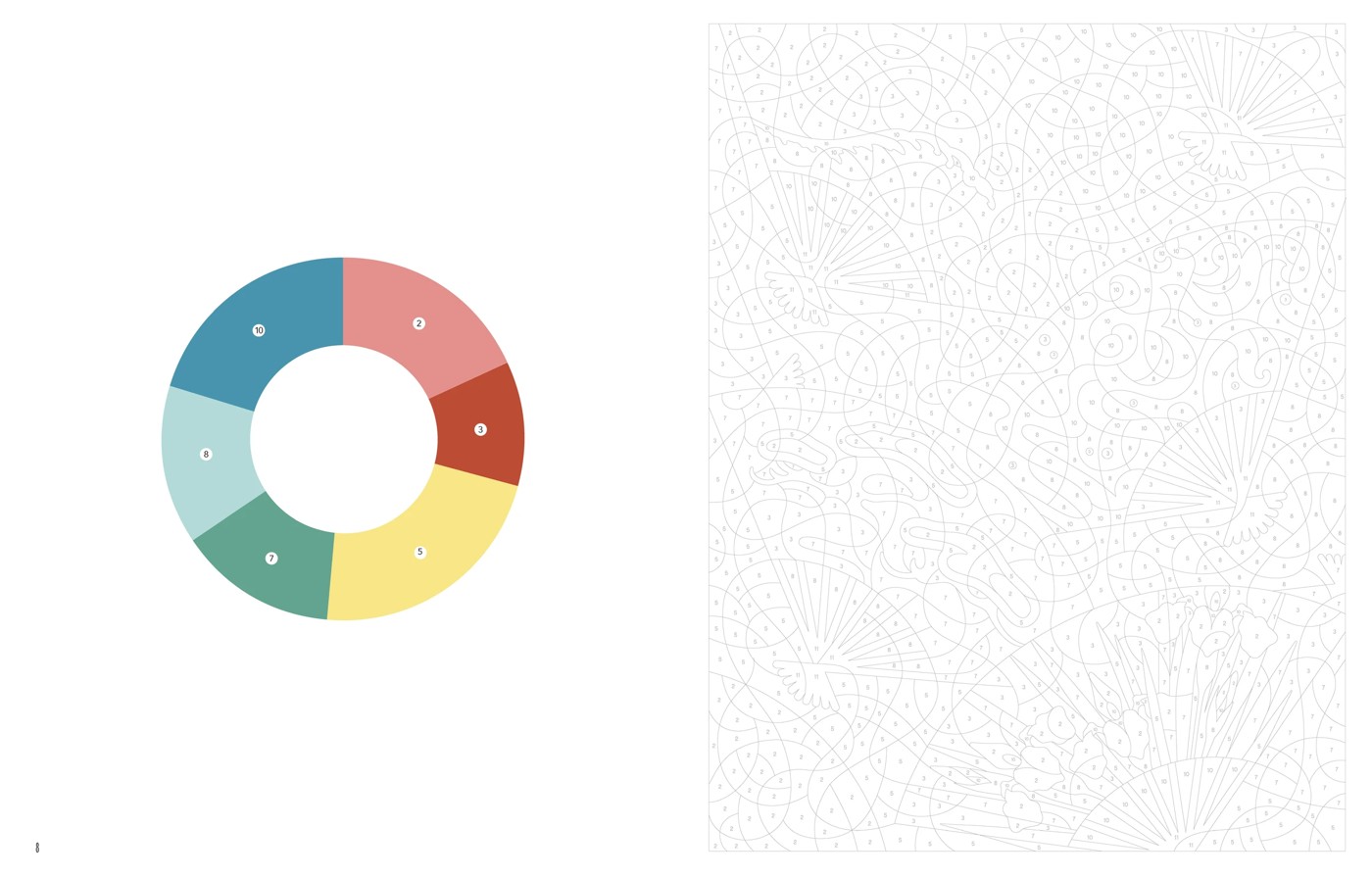 Japanese Springtime: Colour-by-Numbers - Book 2 of 6